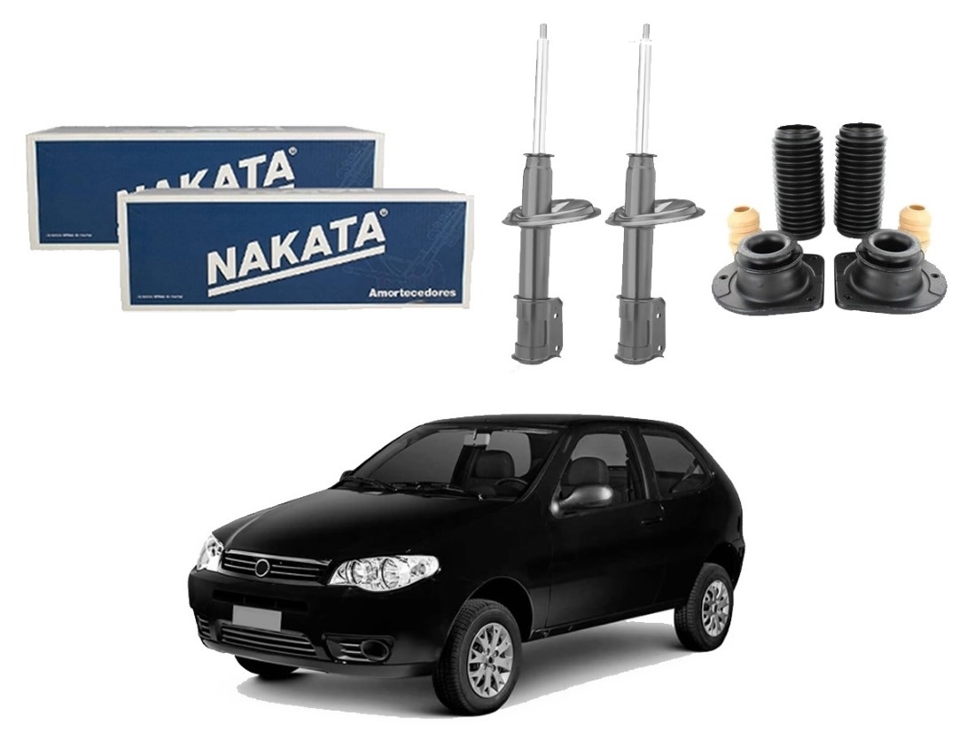KIT AMORTECEDOR DIANTEIRO NAKATA ORIGINAL FIAT PALIO 1.0 2012 A 2016 ...